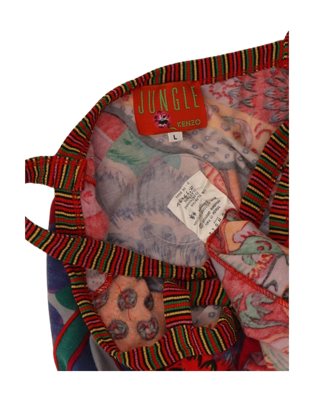 Kenzo Girls 11-12 Years Large Multicoloured Cotton