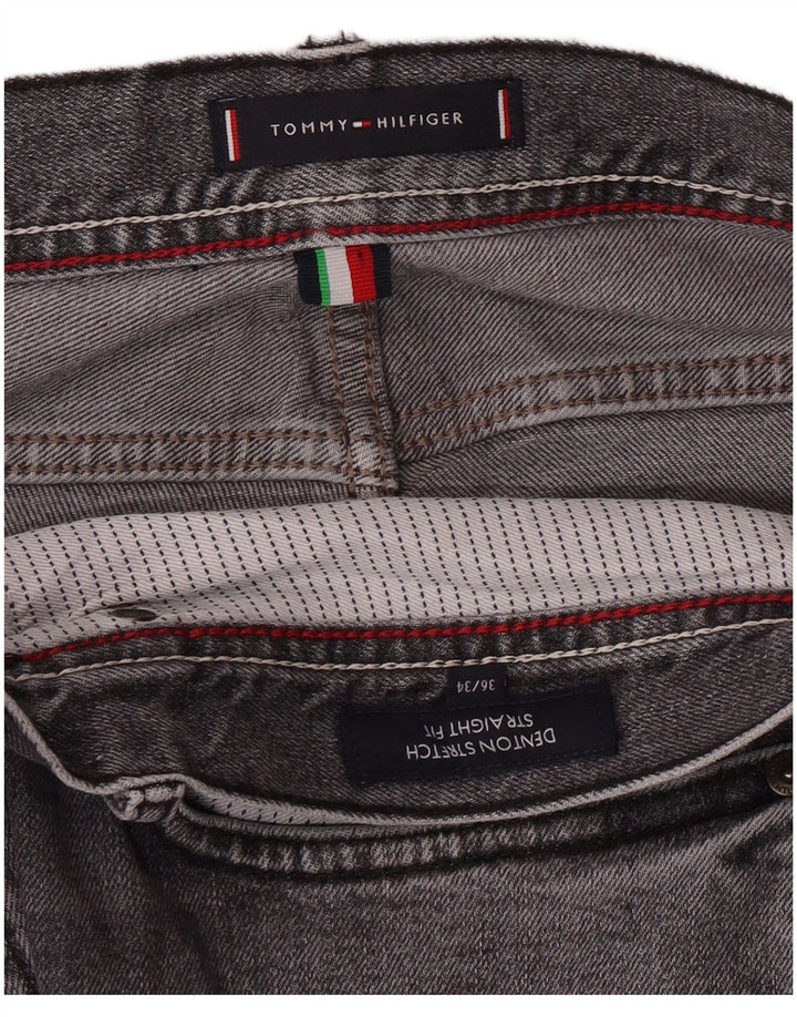 TOMMY HILFIGER Mens Denton Straight Jeans W36 L27  Grey