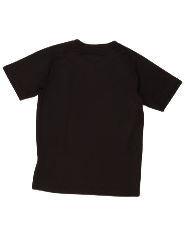 Puma Boys Grafisk T-Shirt Top 11-12 År Sort Polyester