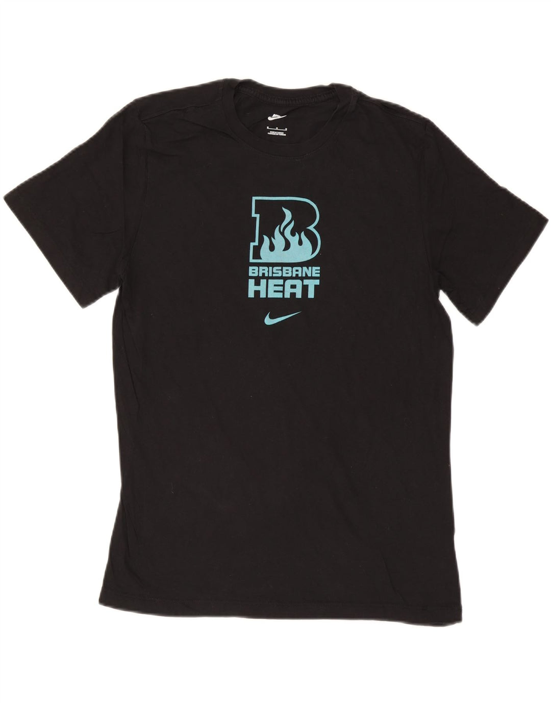 Nike Mens Graphic T-Shirt Top Medium Black Cotton