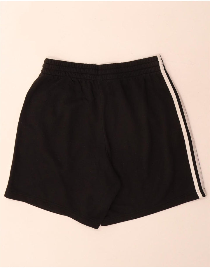 Pantaloncini sportivi Adidas da donna medi in cotone nero