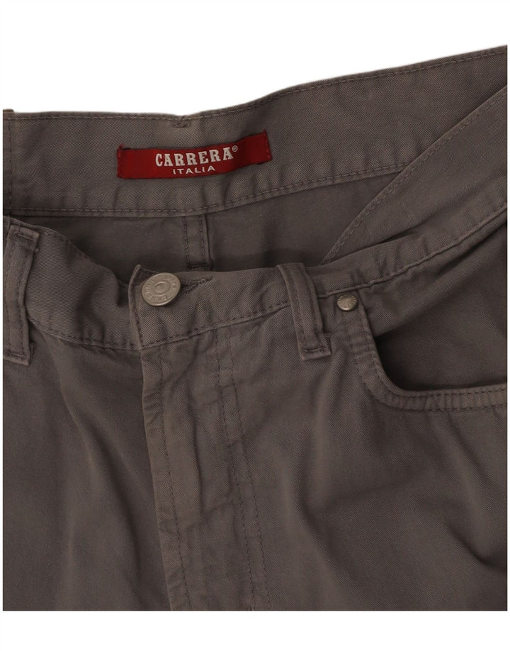 CARRERA Mens Straight Casual Trousers W30 L34 Grey