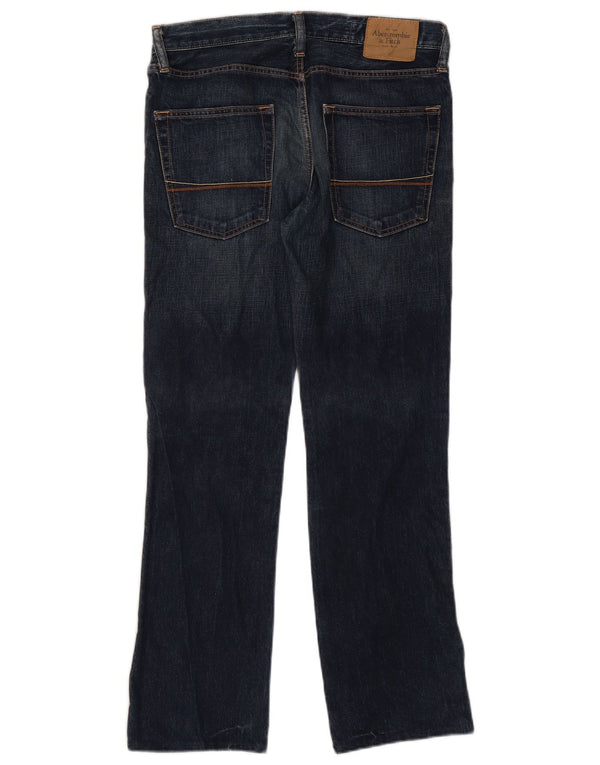 Vaqueros rectos para hombre Abercrombie & Fitch W31 L30 Algodón azul marino