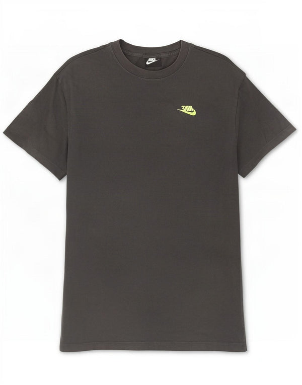 Nike T-Shirt Graphique Homme Gris Moyen Coton