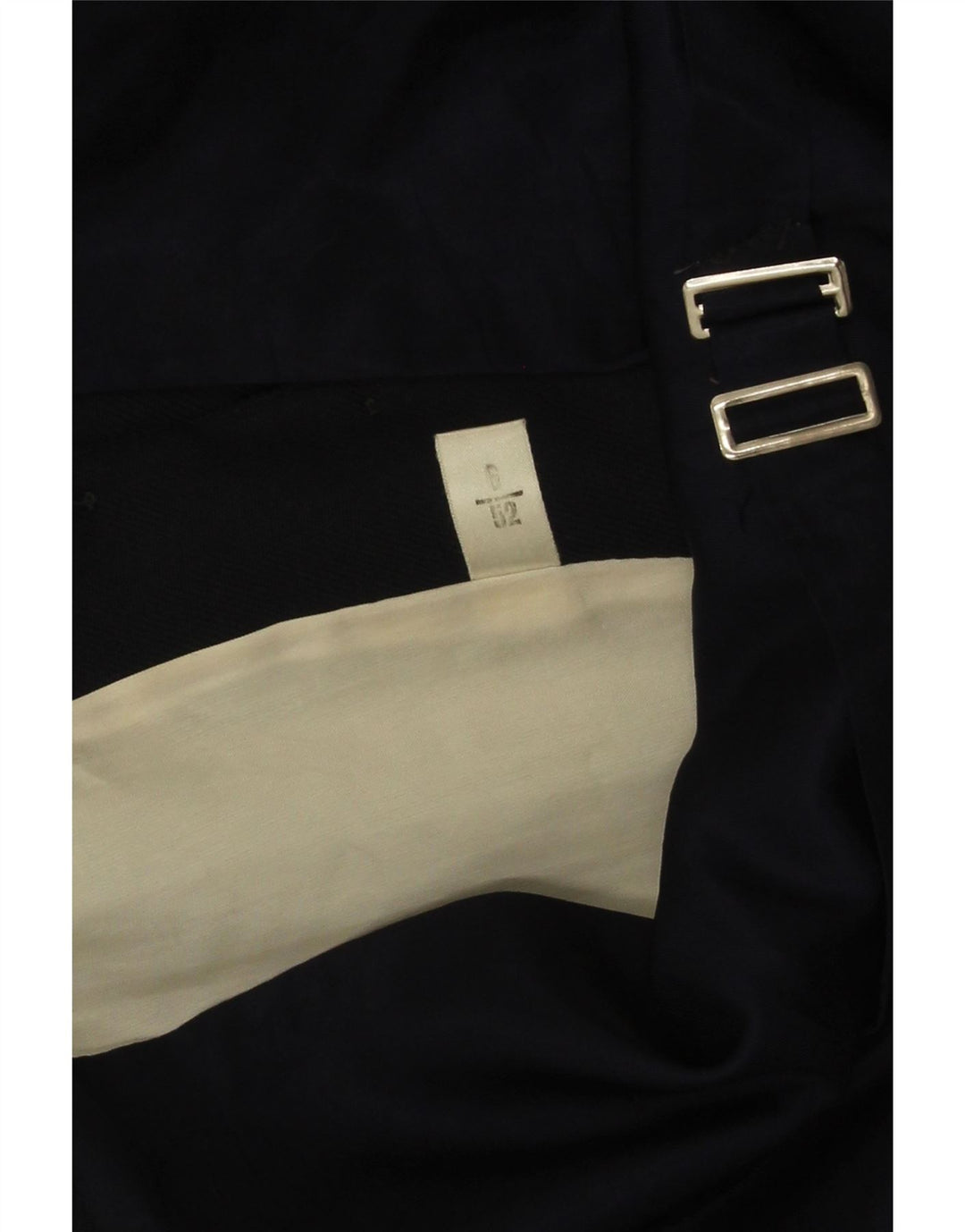 Vintage Herren Weste IT 52 Groß Marineblau