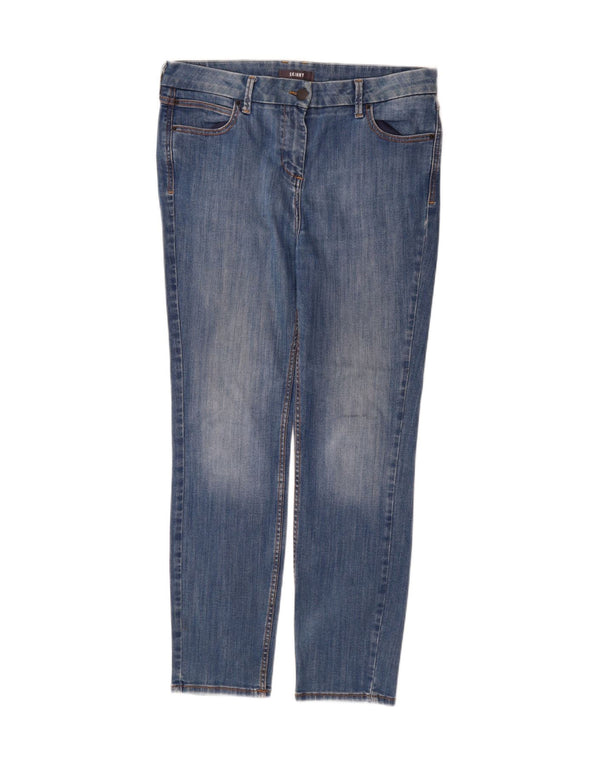 Marks & Spencer Womens Skinny Jeans UK 16 Large W34 L30 Blue Cotton