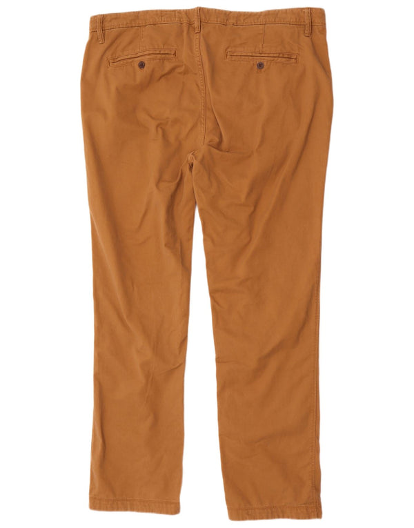 Pantalones chinos ajustados para hombre de Fat Face W42 L33 Marrón Algodón