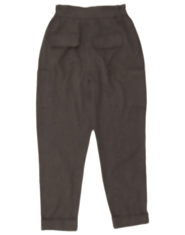Zara Womens Tapered Cargo Trousers EU 34 2XS W24 L24 Grey Polyester