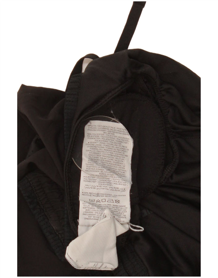 Nike Womens Dri Fit Sport Shorts UK 10 Small Black Polyester