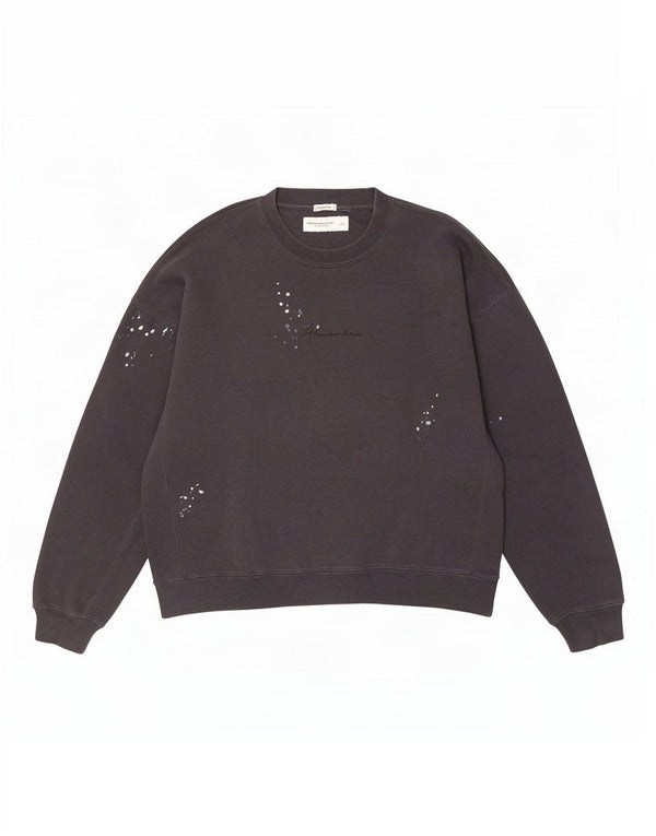 Felpa da donna Abercrombie & Fitch UK 14 grande grigio maculato