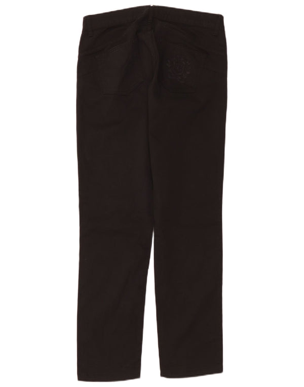 Liu Jo Womens Straight Casual Trousers W31 L30 Black Cotton