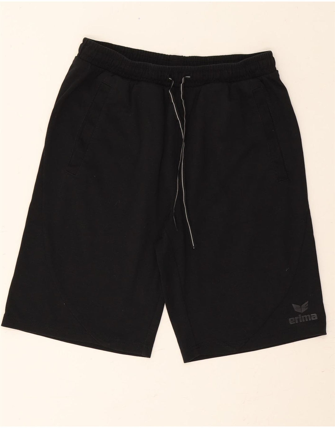 ERIMA Mens Sport Shorts Medium  Black Cotton Vintage Erima and Second-Hand Erima from Messina Hembry 