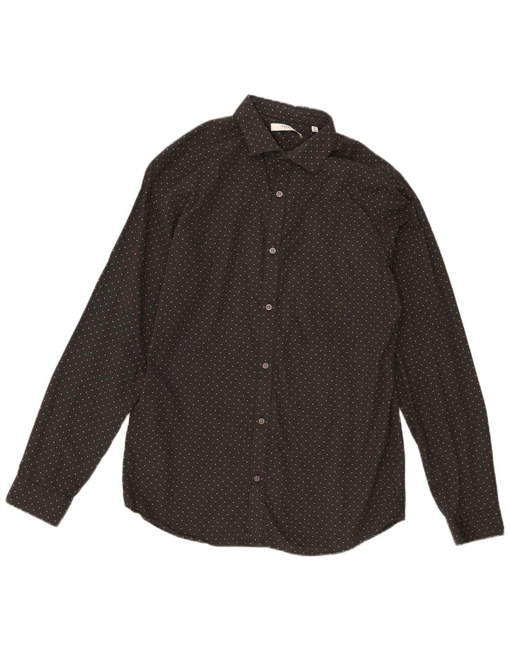 Jack & Jones Chemise Homme Taille 40 Medium Black Polka Dot