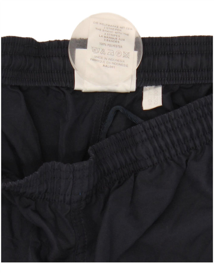 Adidas Dame Sports Shorts UK 12 Medium Navy Blue Polyester