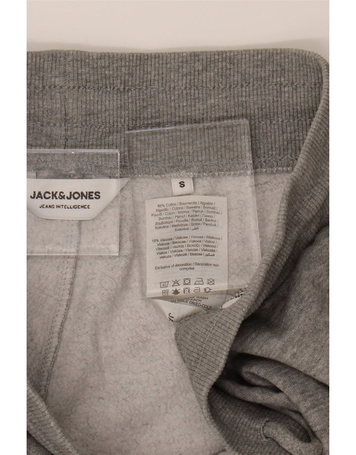 JACK & JONES Mens Tracksuit Trousers Joggers Small  Grey Cotton Vintage Jack & Jones and Second-Hand Jack & Jones from Messina Hembry 