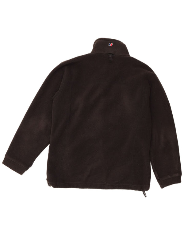 Berghaus Dame Liner Fleece Jakke UK 12 Medium Sort Polyester