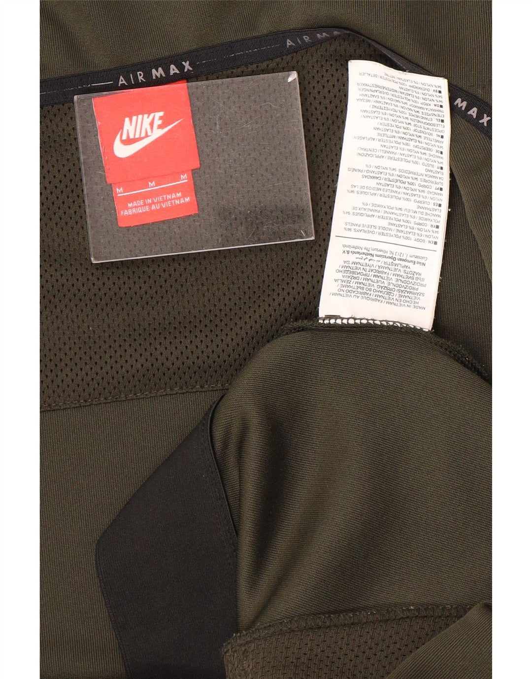 Giacca da ginnastica grafica da uomo Nike, giacca media, poliestere kaki