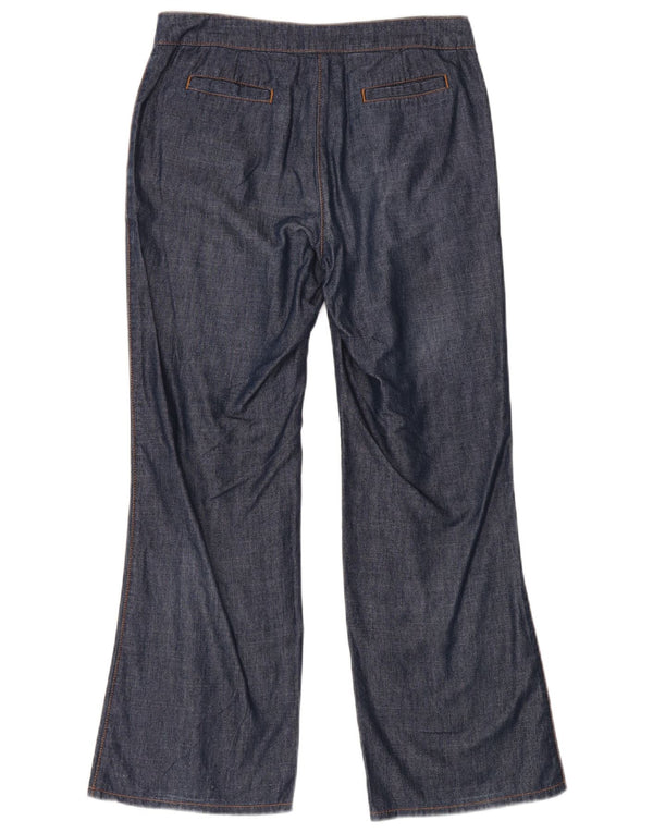 Spodnie damskie Hobbs Bootcut Chino UK 10 Small W28 L28 Granatowa bawełna