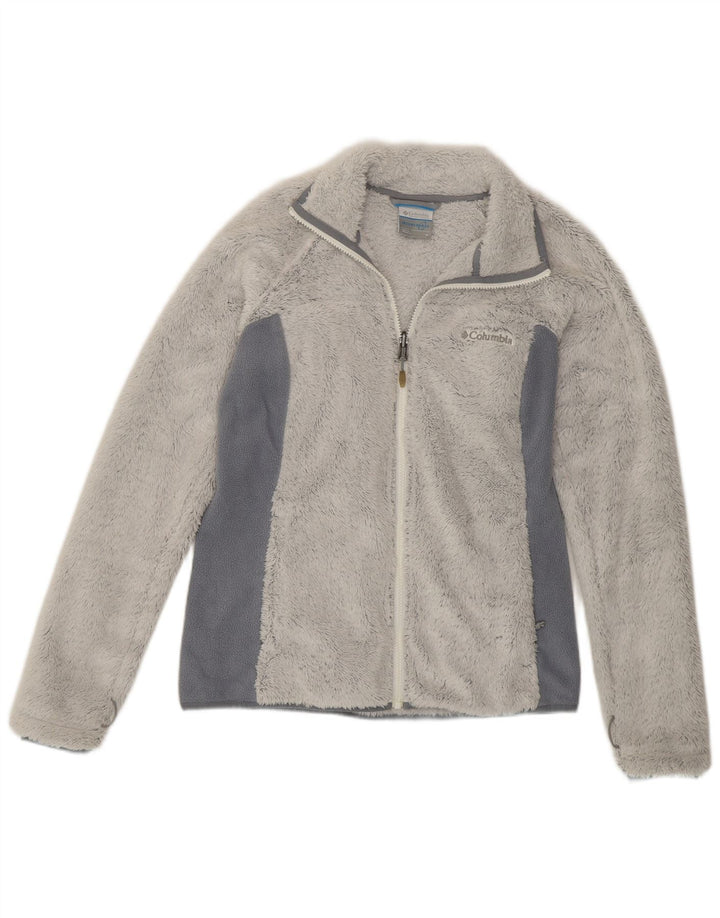 Giacca in pile Interchange da donna COLUMBIA UK 14 Colorblock grigio medio