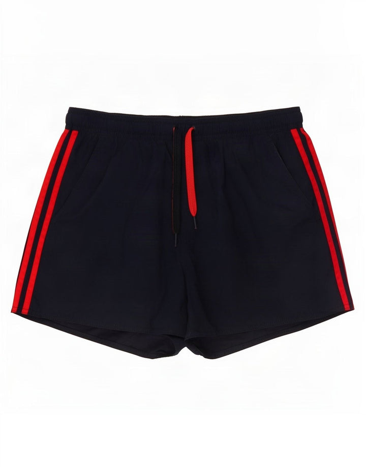Adidas Mens Sport Shorts Large Navy Blue Polyester