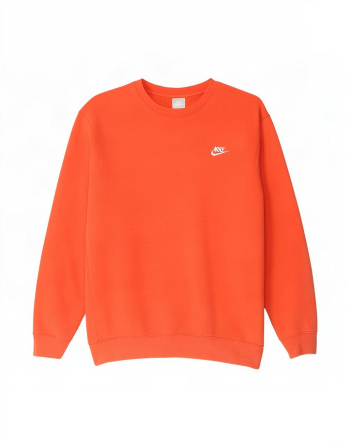 Felpa Nike Uomo Maglione Large Rosa Cotone