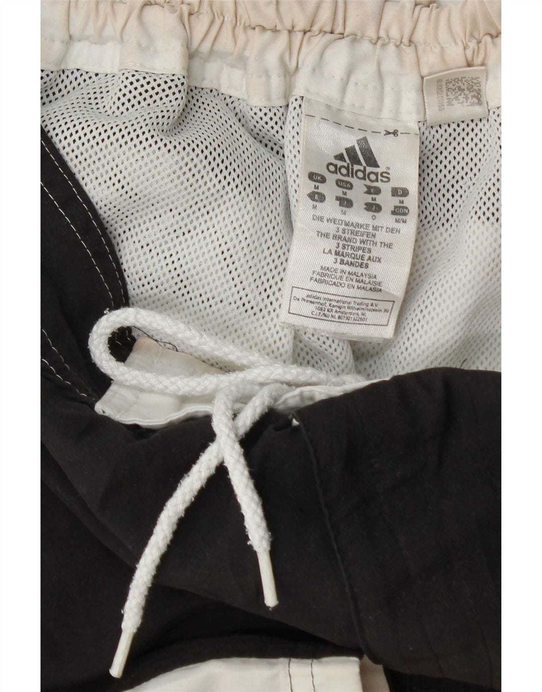 Adidas Mens Graphic Swimming Shorts Medium  Black Colourblock Polyester