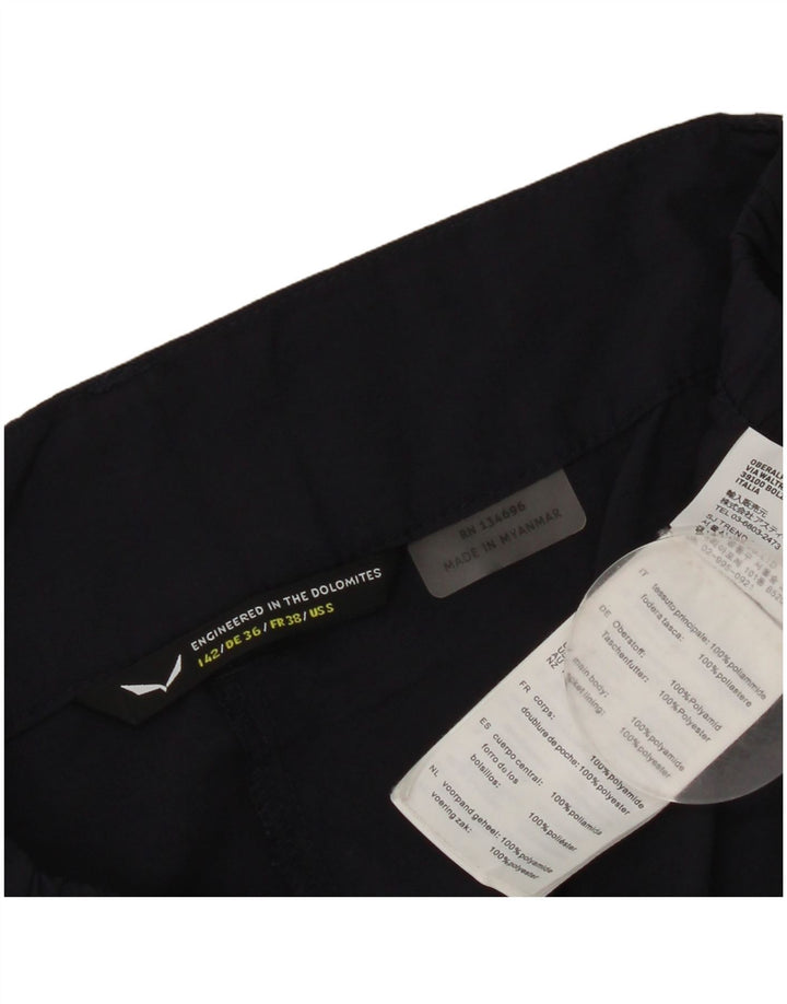 SALEWA Womens Cargo Shorts IT 42 Medium W30  Navy Blue Polyamide