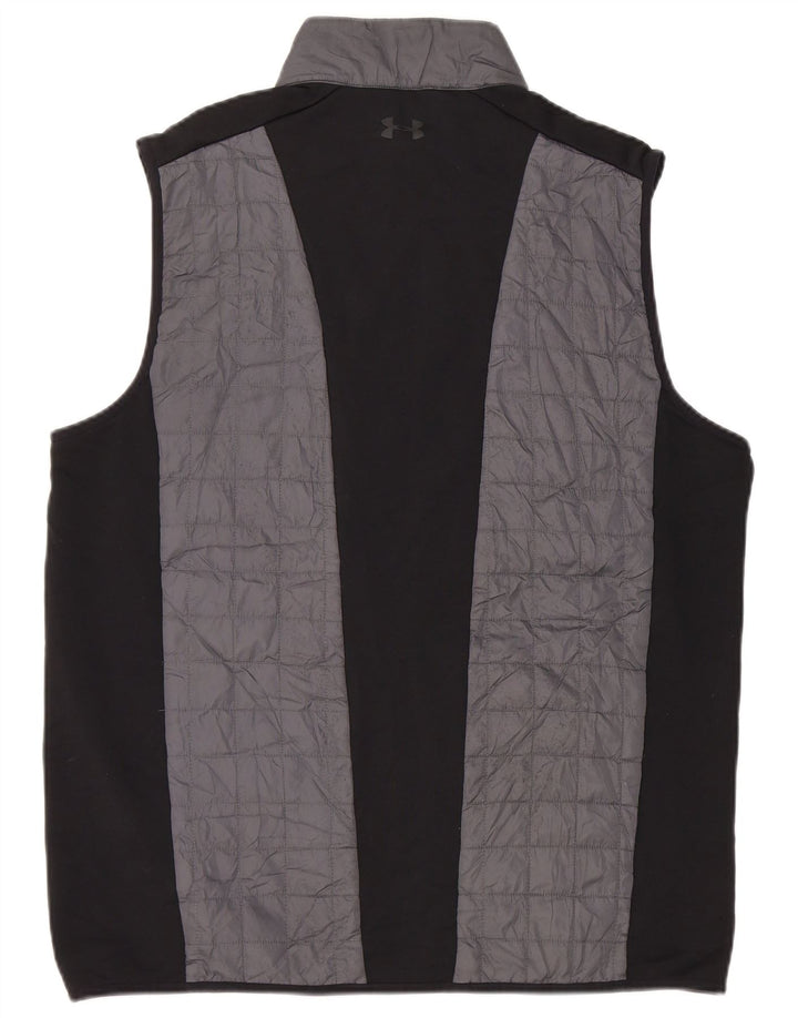 Under Armour Mens Padded Gilet UK 40 Large Grey Colourblock Polyester