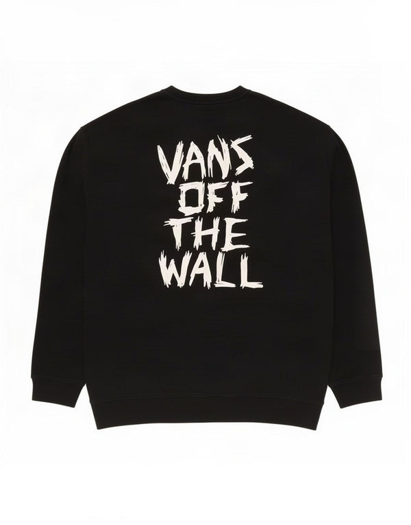 Vans Mens Graphic Sweatshirt Jumper 2XL Black Cotton