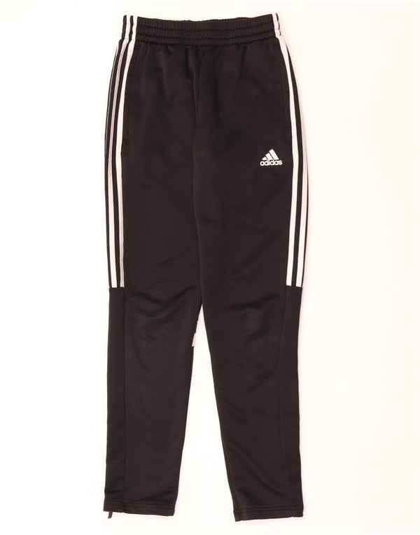 Adidas Boys Aeroready Tracksuit Trousers 13-14 Years Black Polyester