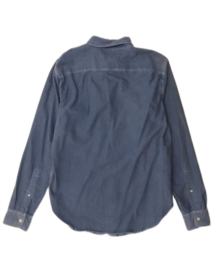 Abercrombie & Fitch Mens Shirt Medium Blue Cotton