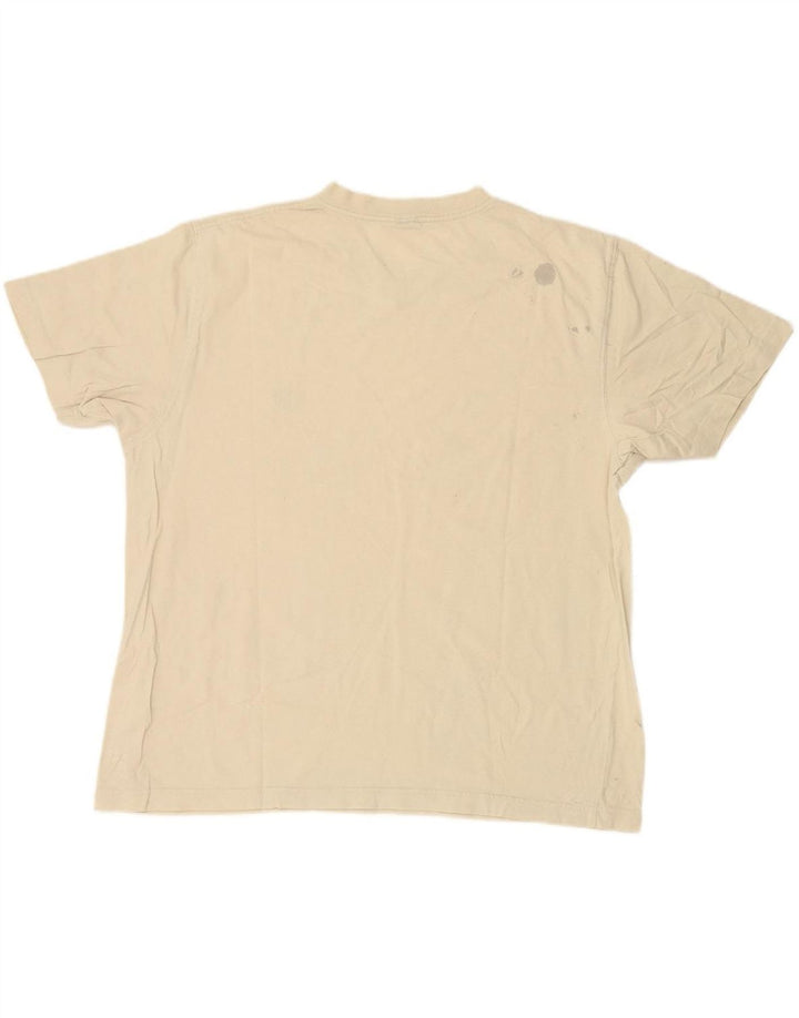 Camiseta masculina TIMBERLAND XL algodão bege