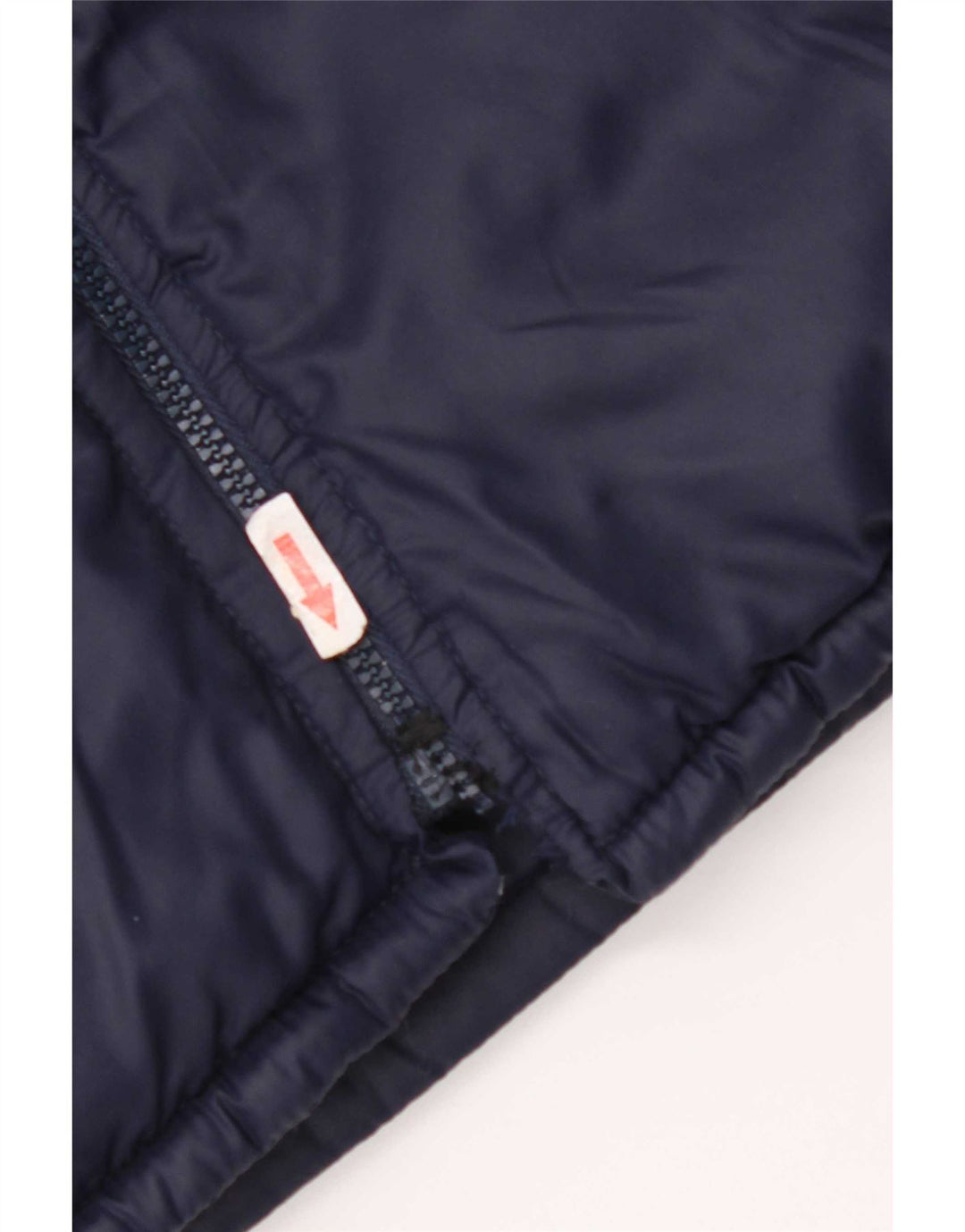 Giacca imbottita reversibile da uomo vintage UK 38 color block blu navy medio