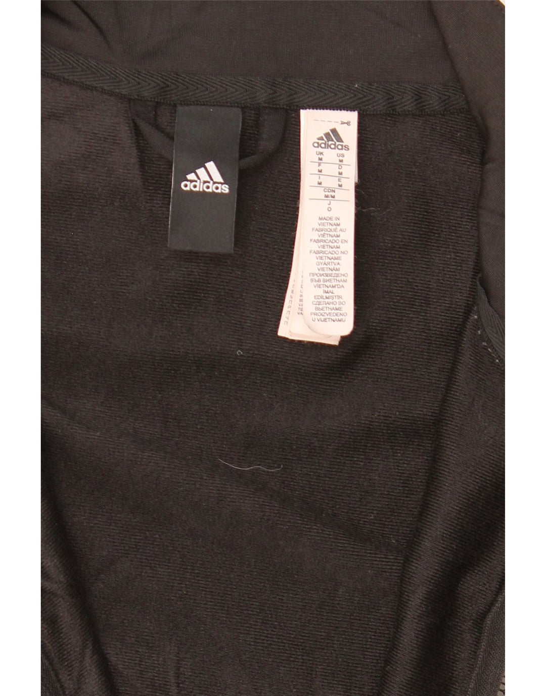 ADIDAS Træningsdragt til mænd Topjakke Medium Sort Polyester