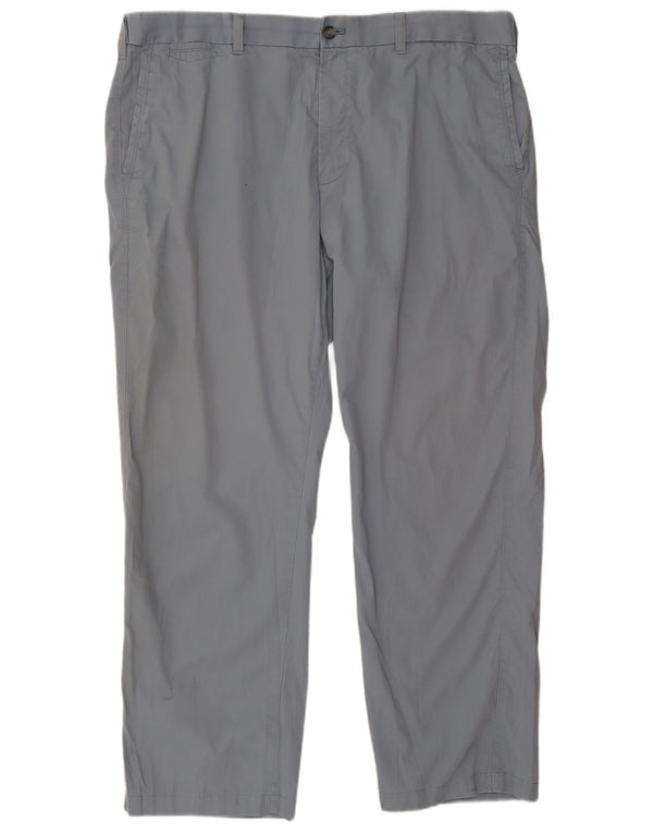 Męskie spodnie chino Marks & Spencer Blue Harbor Straight W42 L29 szare