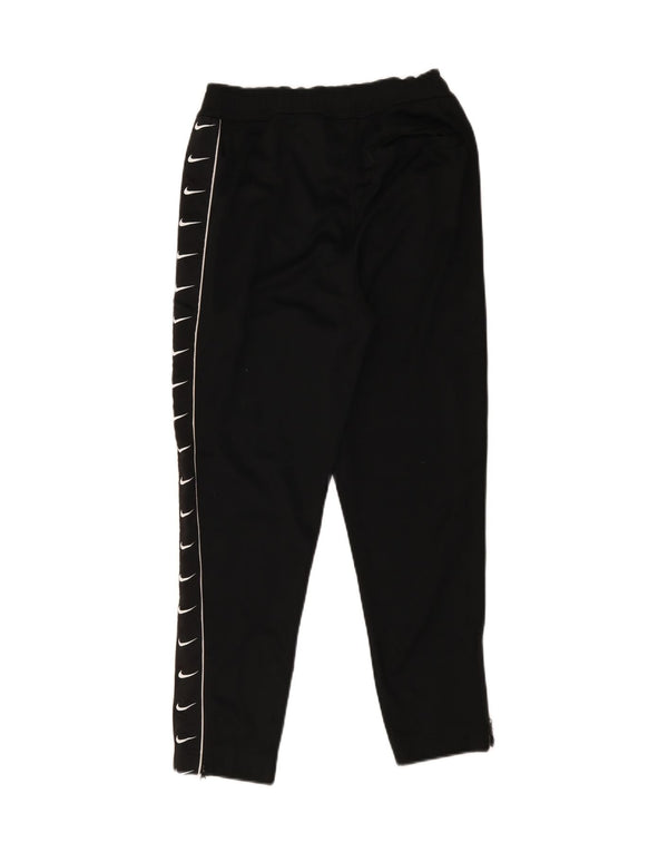 Pantaloni da tuta con grafica Nike da donna UK 10 piccoli poliestere nero