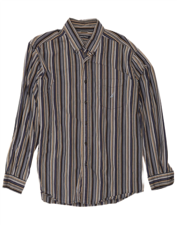 Nautica Chemise Homme Large Coton Rayé Multicolore