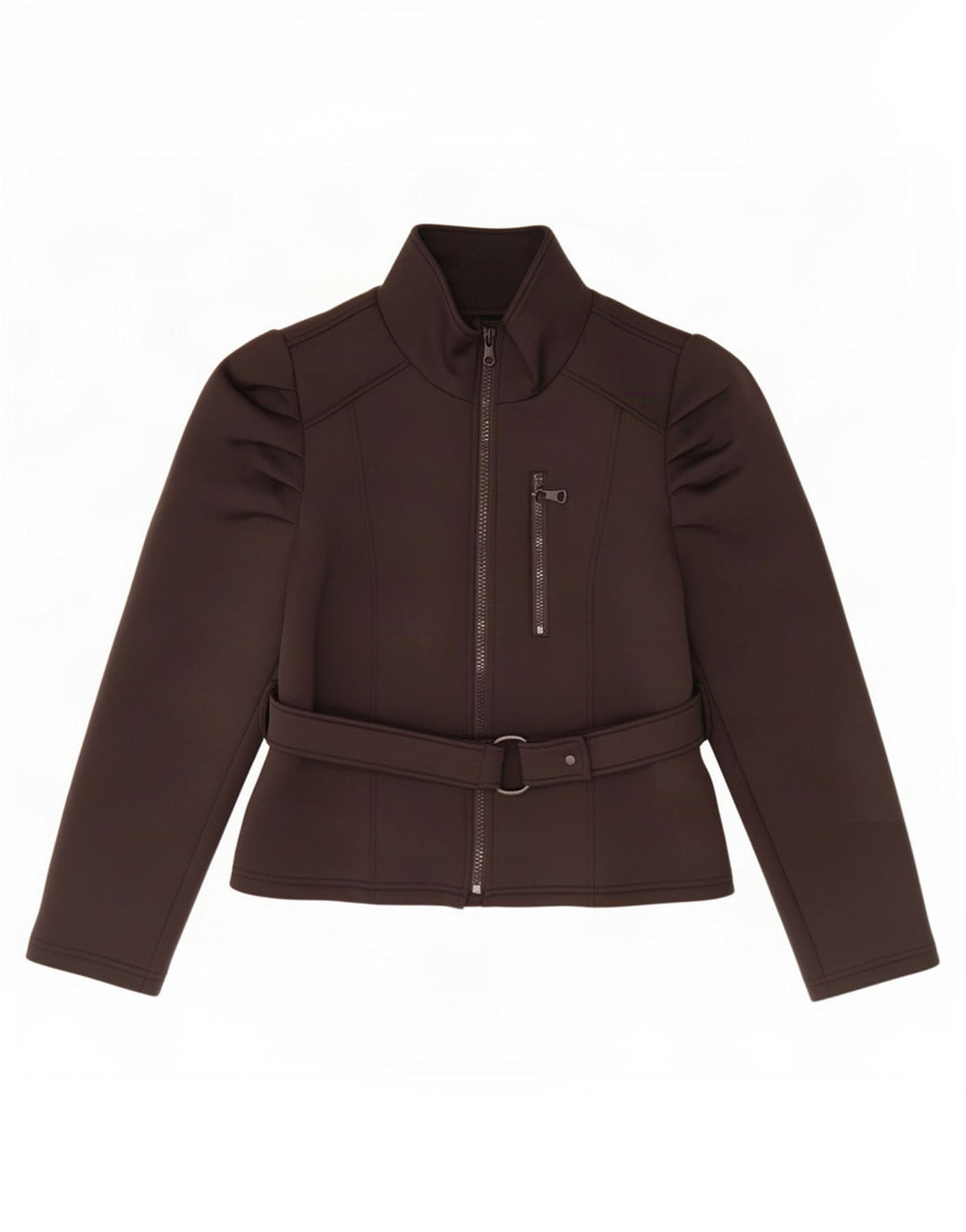 Zara Mujer Cazadora Bomber ES 40 XL Poliéster Negro