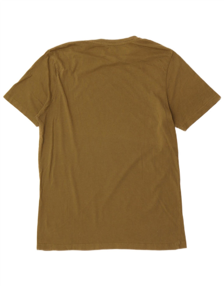 Jack & Jones Mens Slim Fit Graphic T-Shirt Top Medium Khaki