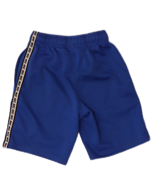 Nike Boys Graphic Sport Shorts 8-9 Years Small Blue Polyester