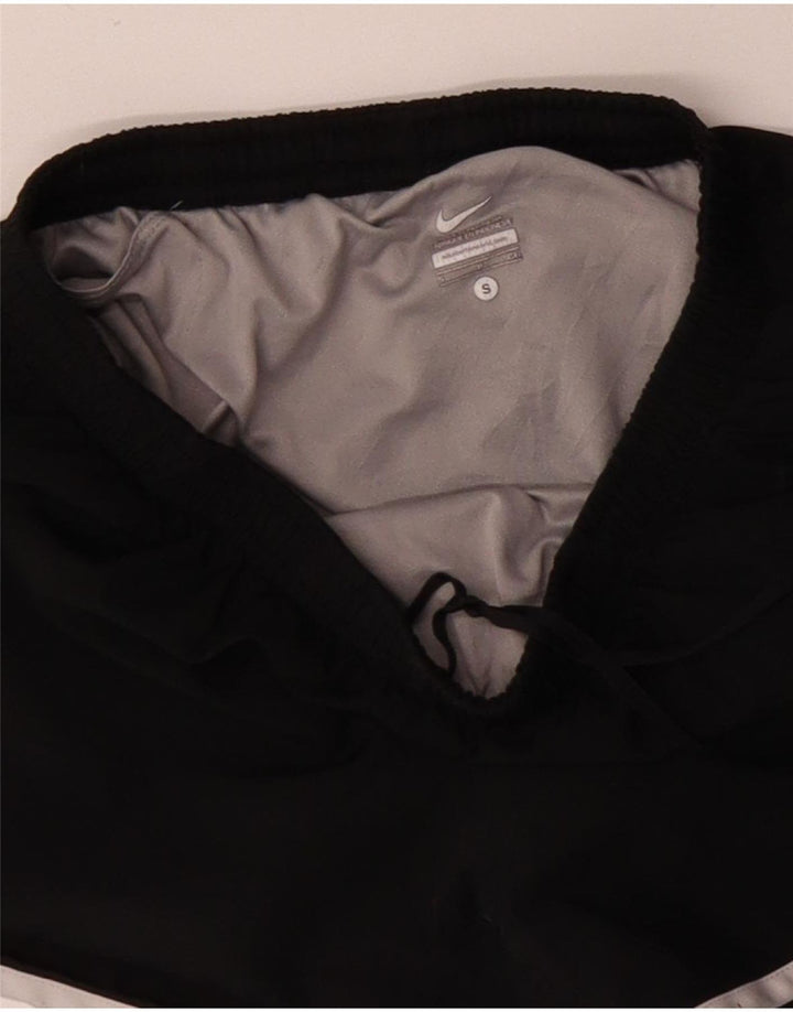 Nike Damen Sportshorts UK 8 Small Schwarz Polyester