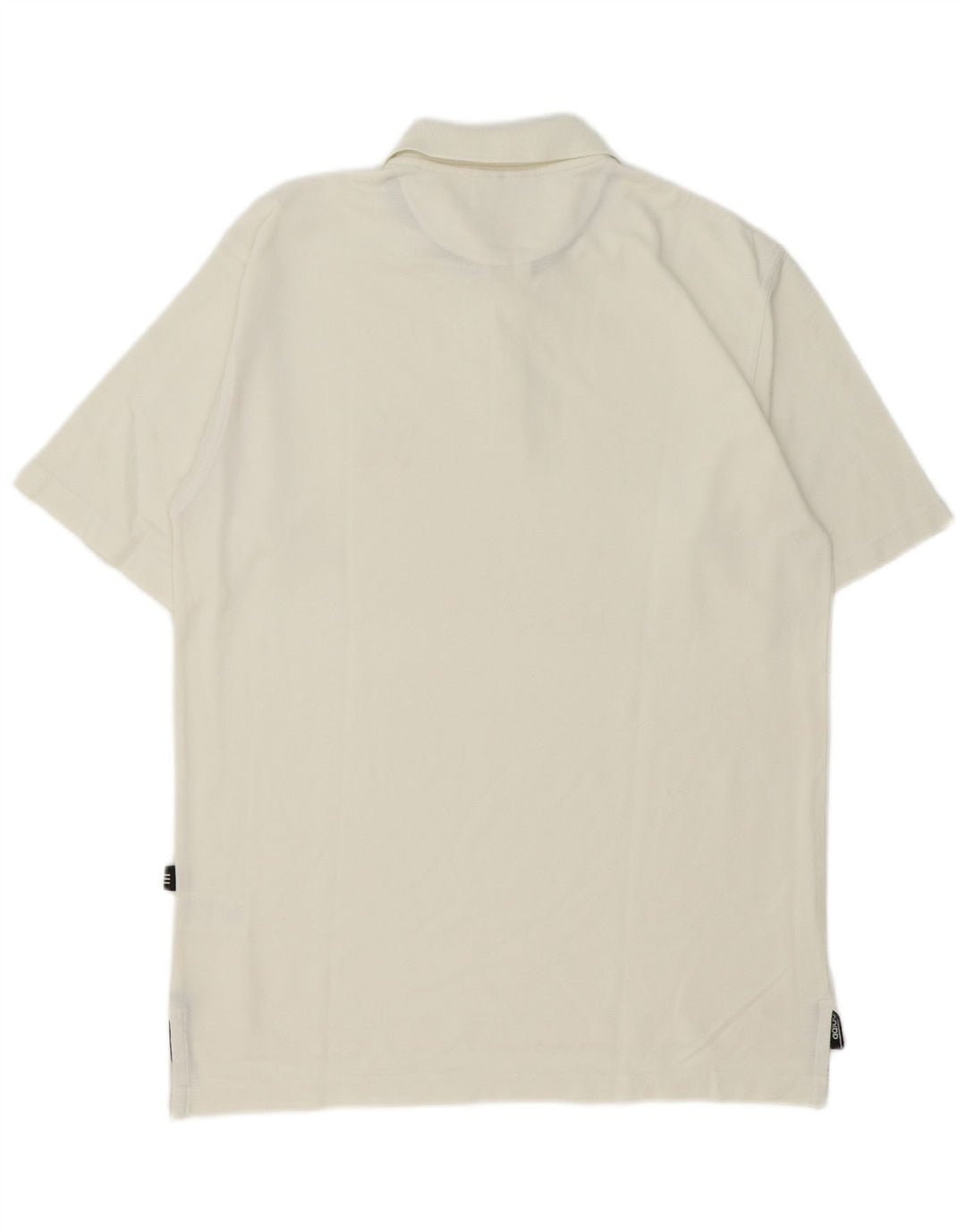 Adidas Mens Polo Shirt UK 38/40 Medium White Cotton