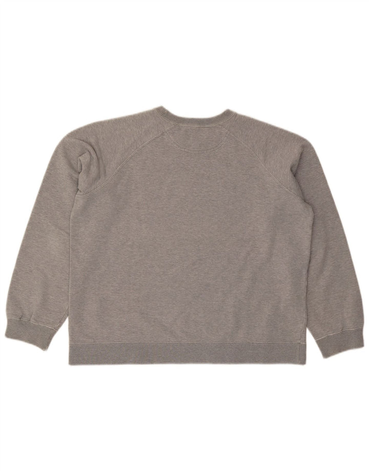 Champion Womens Graphic Sweatshirt Jumper UK 18 XL Grey