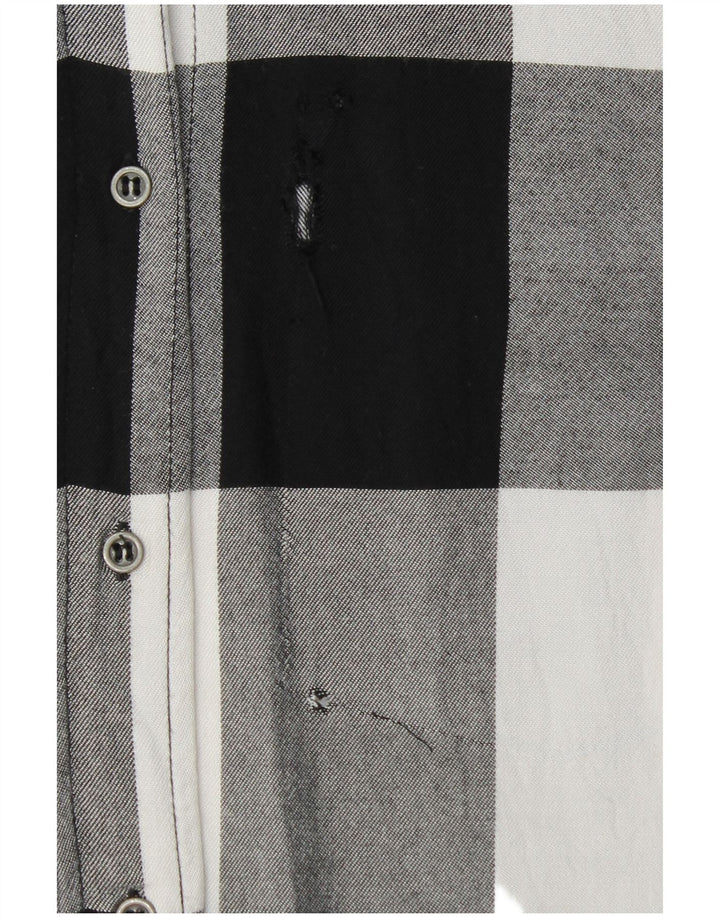Cămașă pentru femei Zara UK 12 Medium Black Gingham