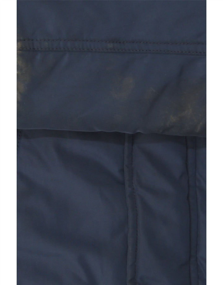 Tommy Hilfiger Boys Hooded Padded Jacket 9-10 Years Navy Blue Polyester