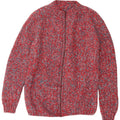 VINTAGE Womens Cardigan Sweater UK 14 Medium Red Flecked