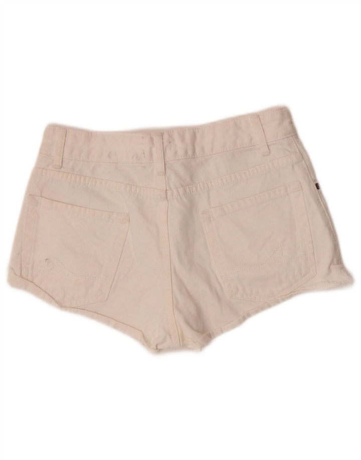 Pantaloni de damă Roxy Denim Hot Pants Small W26 Bumbac alb
