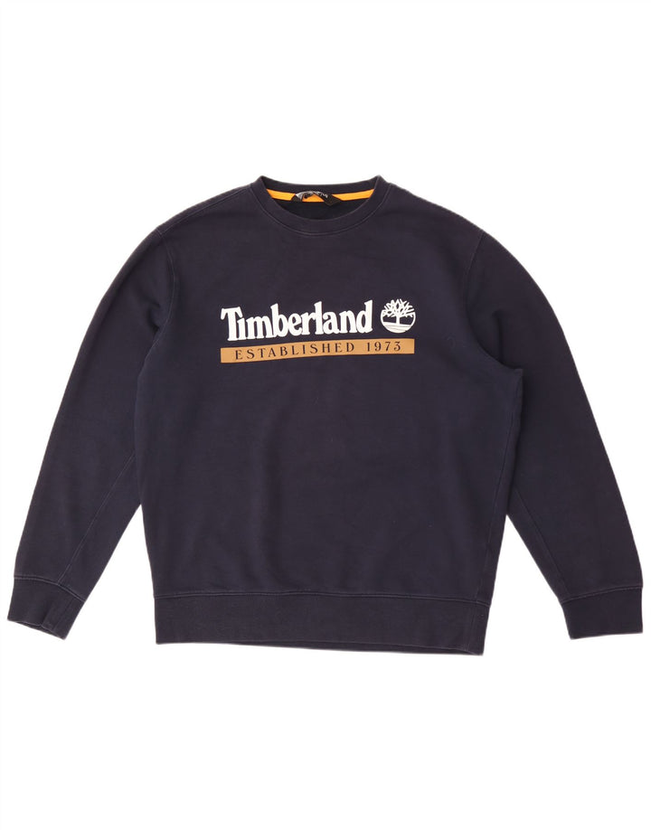 Ανδρικό φούτερ Timberland Graphic Regular Fit Jumper Large Navy Blue