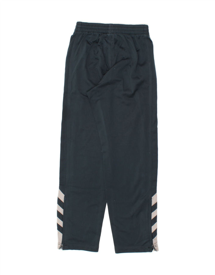 ADIDAS Boys Tracksuit Trousers 9-10 Years Navy Blue Colourblock Polyester Vintage Adidas and Second-Hand Adidas from Messina Hembry 