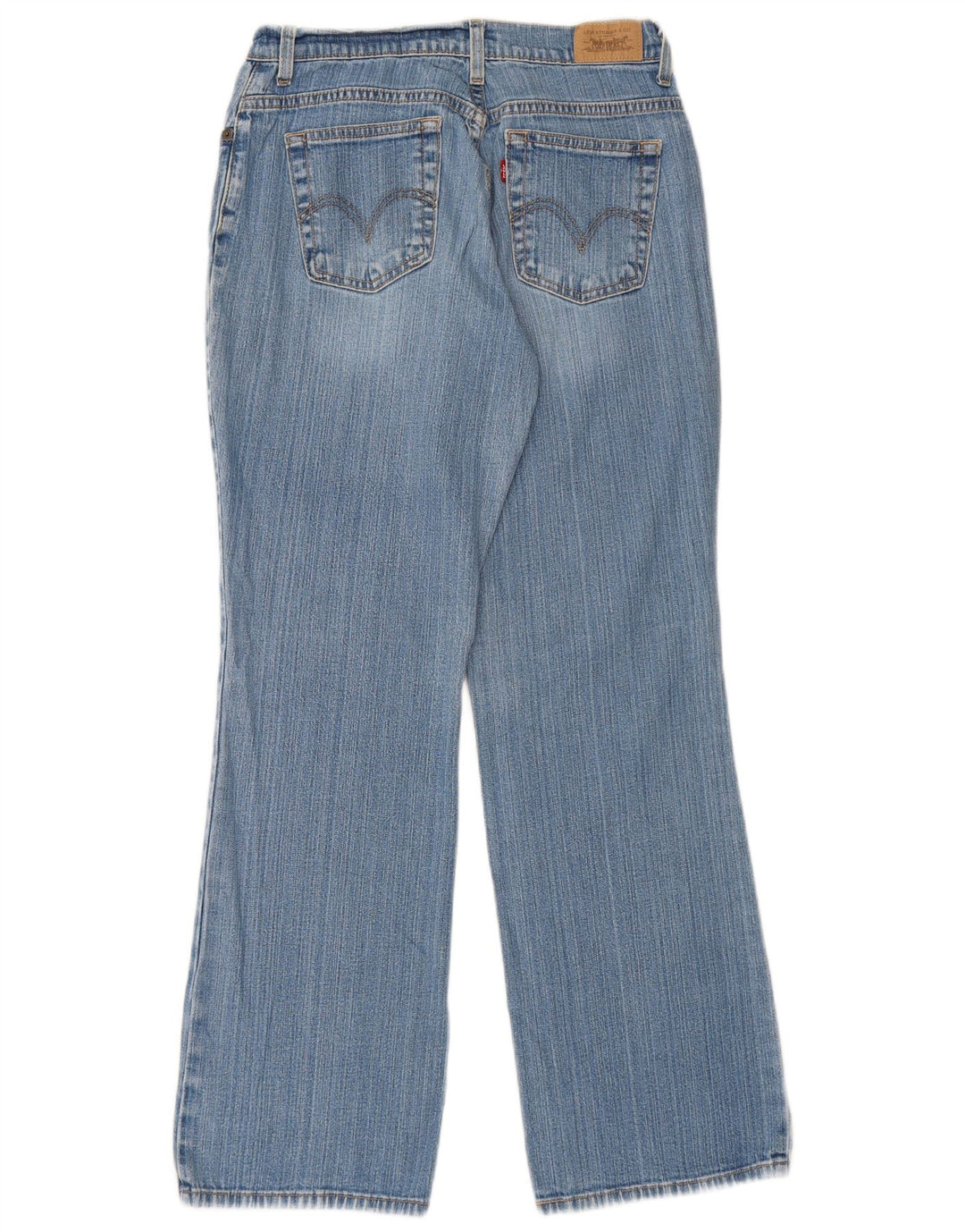 Levi's Womens 550 Straight Jeans US 8 Medium W30 L31 Blue Cotton